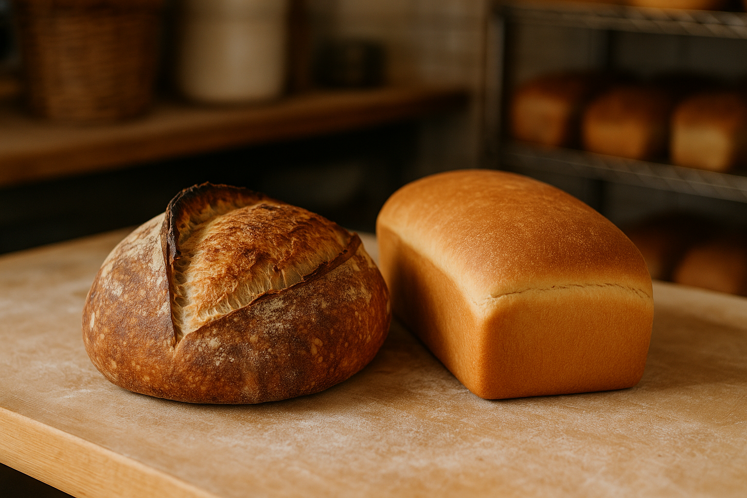 Portada del blog: Sourdough vs commercial yeast: benefits for flavor, digestion, and everyday baking