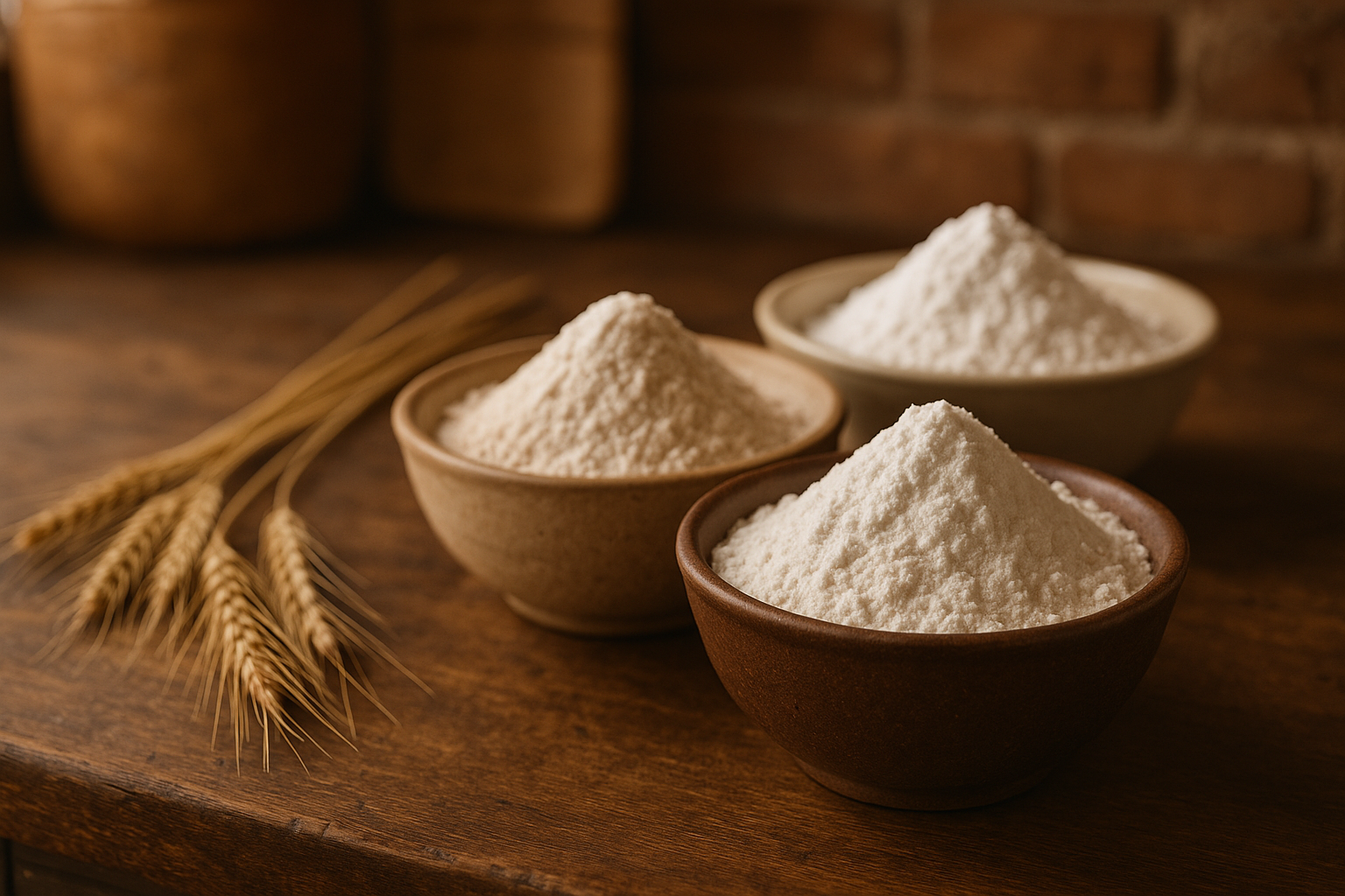 Portada del blog: Whole wheat vs white unbleached vs bleached flour: what bakers should know
