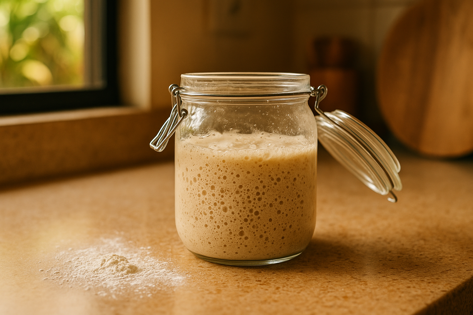 Portada del blog: Sourdough starter care in a tropical kitchen
